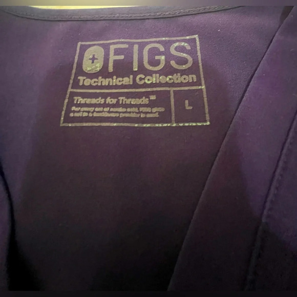 Figs Purple Scrub Set - Picture 9 of 9